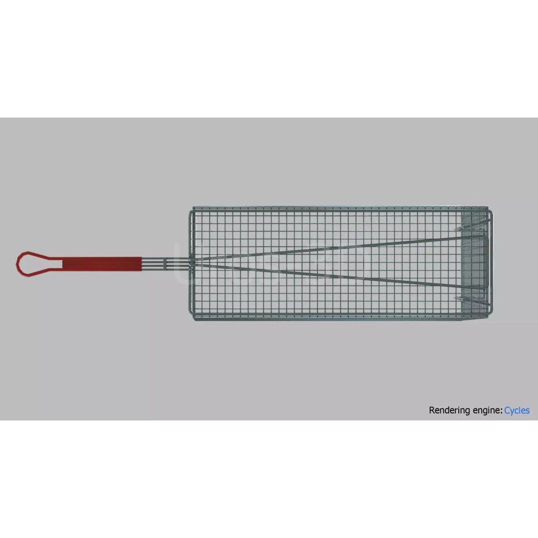 Deep Fryer Basket 3D Model – Low Poly PBR Asset for Unity, Unreal - View 12