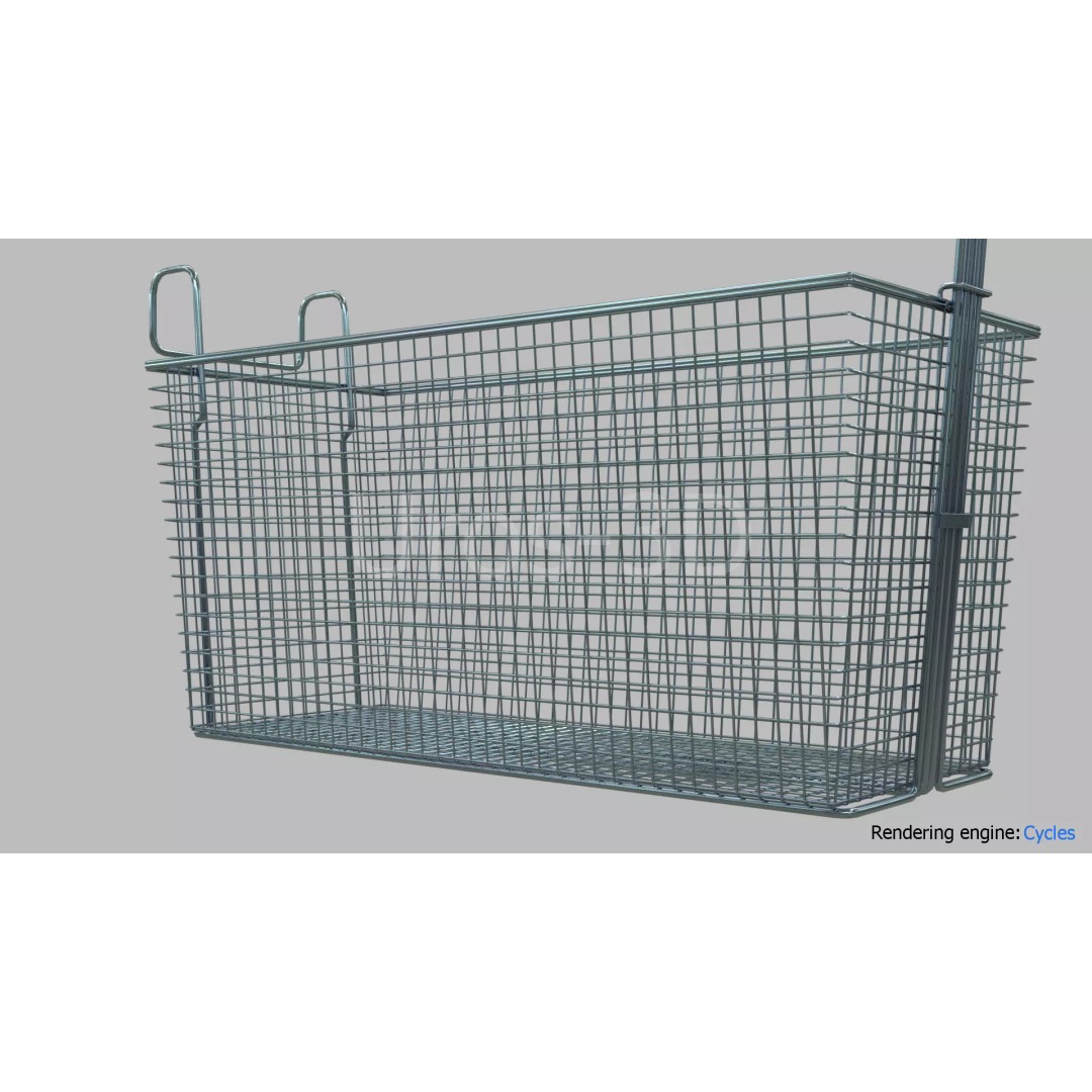 Deep Fryer Basket 3D Model – Low Poly PBR Asset for Unity, Unreal - View 13
