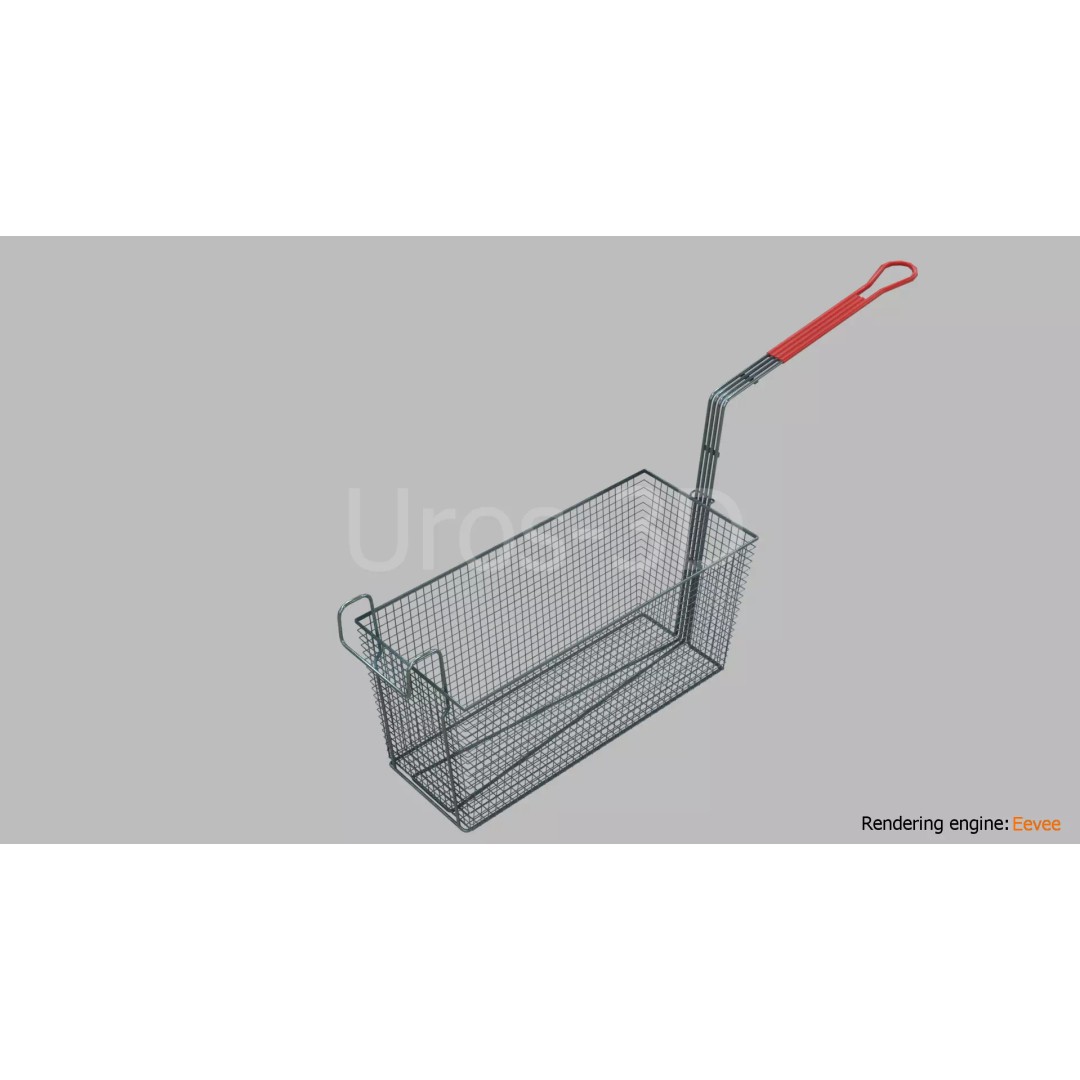 Deep Fryer Basket 3D Model – Low Poly PBR Asset for Unity, Unreal - View 15