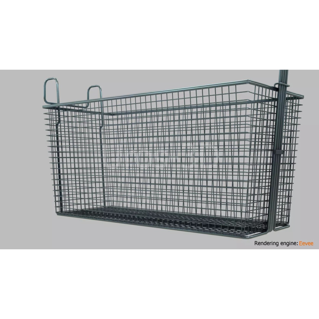 Deep Fryer Basket 3D Model – Low Poly PBR Asset for Unity, Unreal - View 21