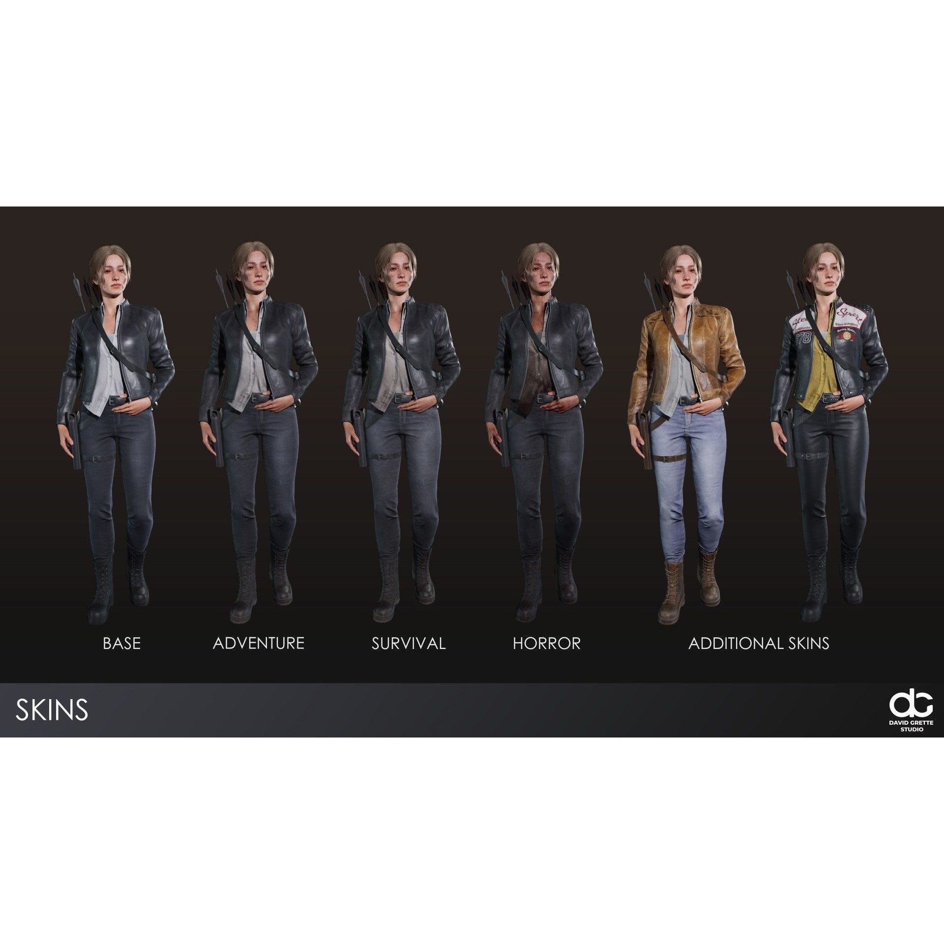 Adventure Characters Pack - Low-Poly Game-Ready 3D Model - View 16