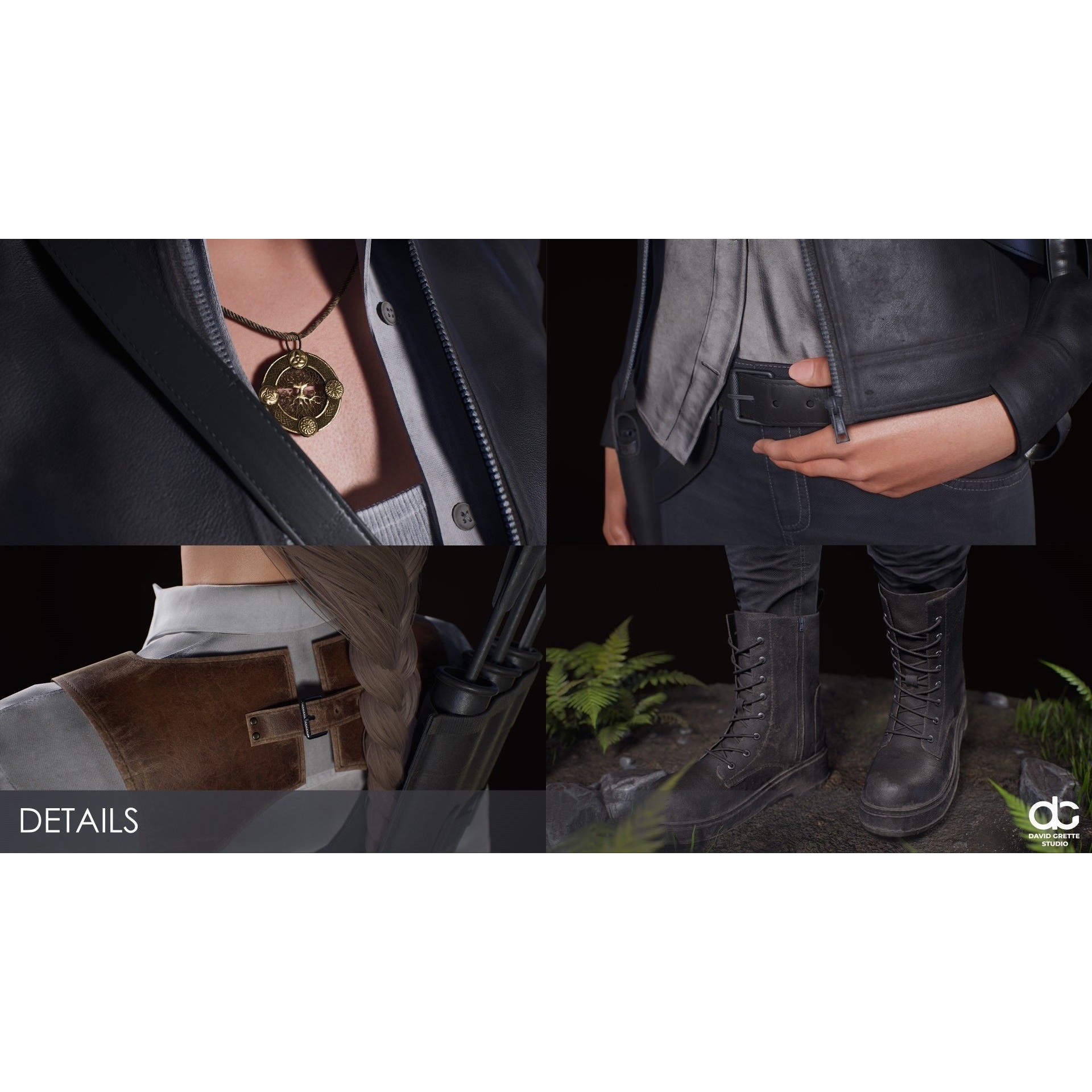Adventure Characters Pack - Low-Poly Game-Ready 3D Model - View 18