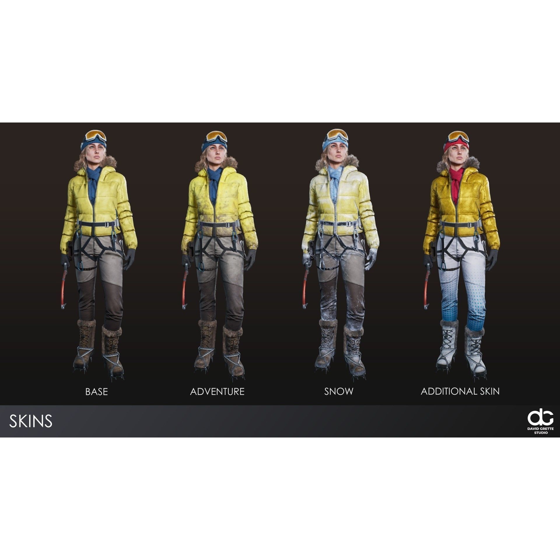 Adventure Characters Pack - Low-Poly Game-Ready 3D Model - View 19