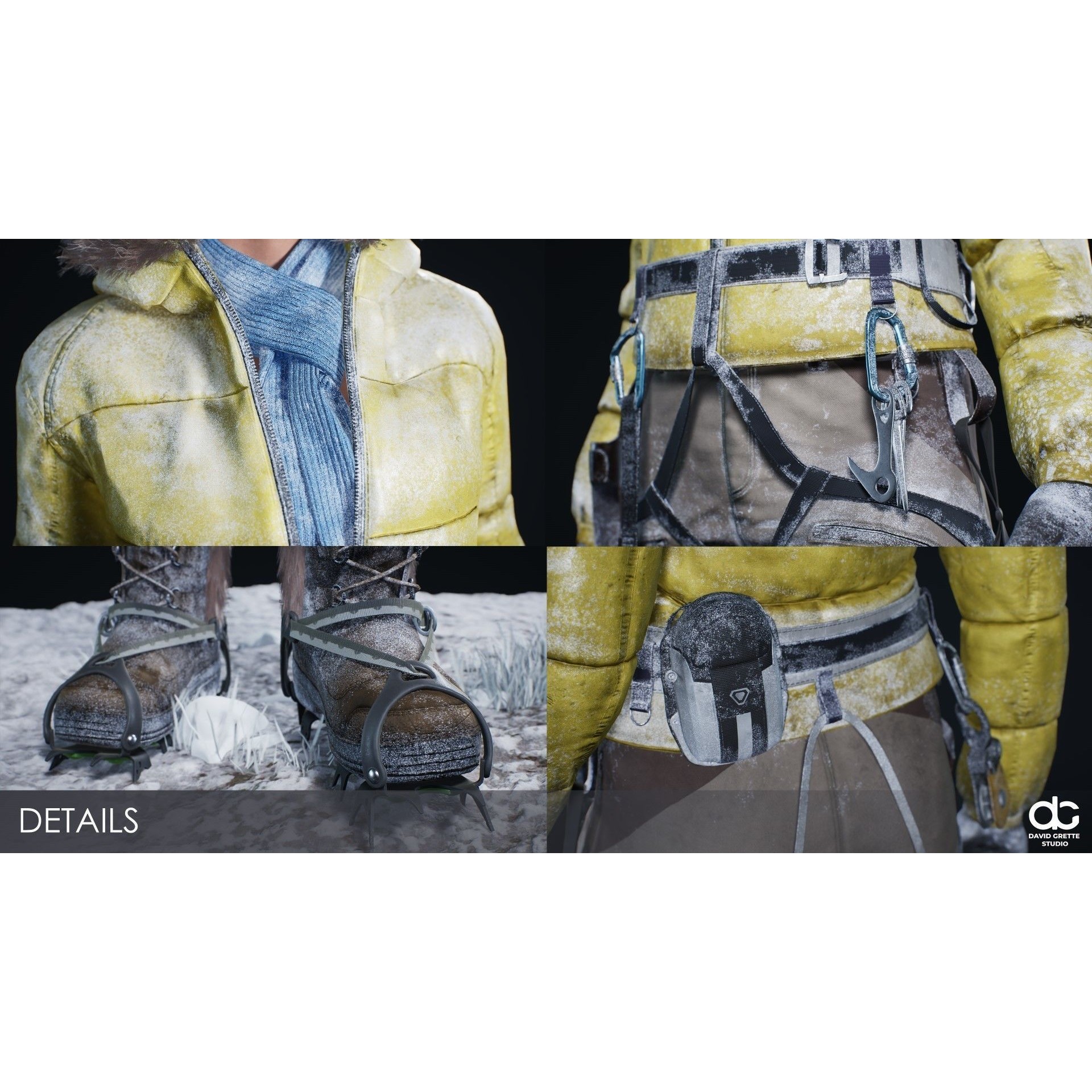 Adventure Characters Pack - Low-Poly Game-Ready 3D Model - View 22
