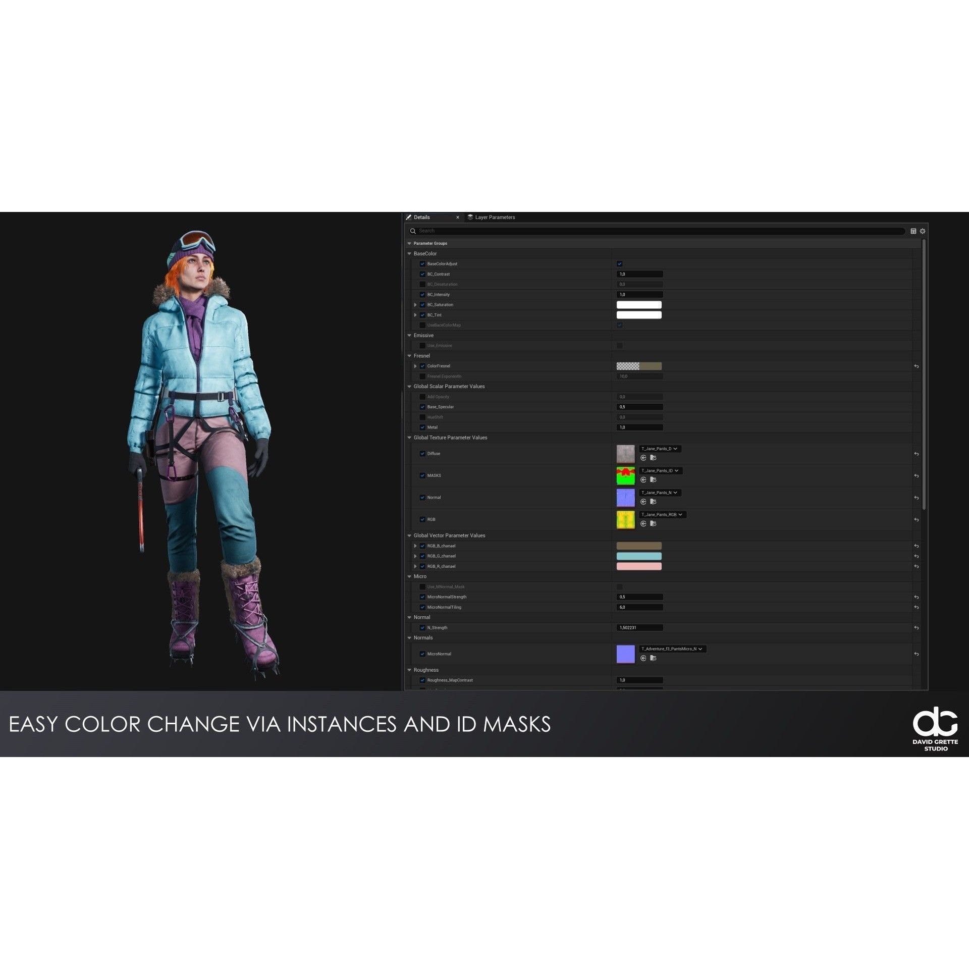 Adventure Characters Pack - Low-Poly Game-Ready 3D Model - View 32