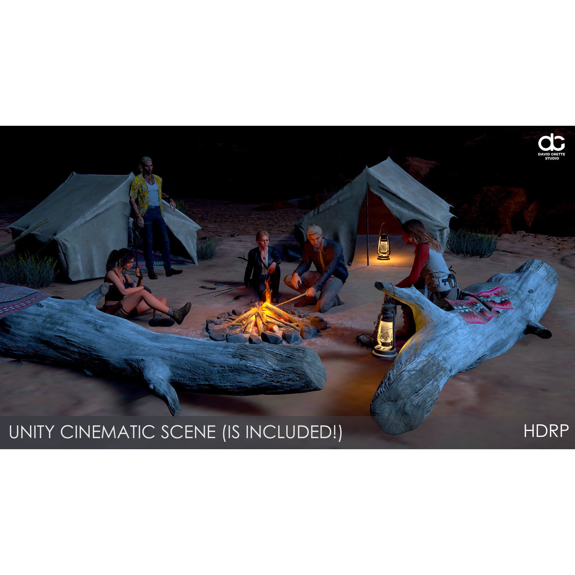 Adventure Characters Pack - Low-Poly Game-Ready 3D Model - View 39