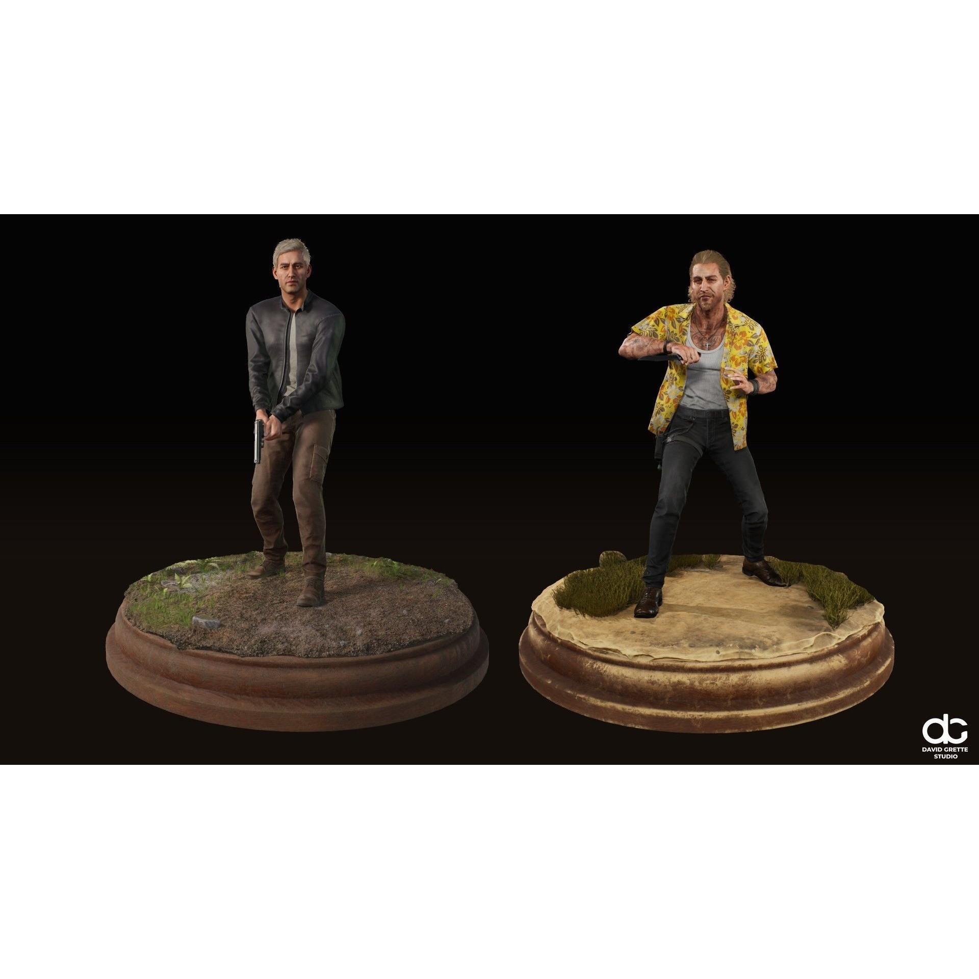 Adventure Characters Pack - Low-Poly Game-Ready 3D Model - View 4