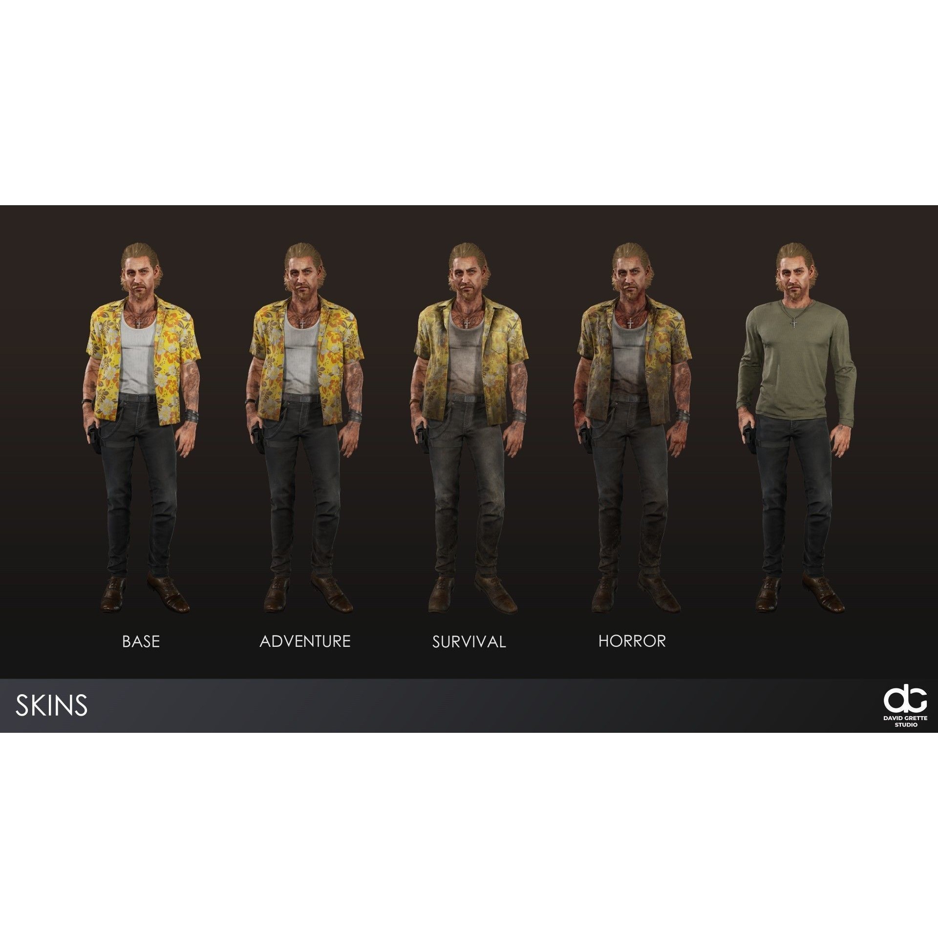 Adventure Characters Pack - Low-Poly Game-Ready 3D Model - View 8