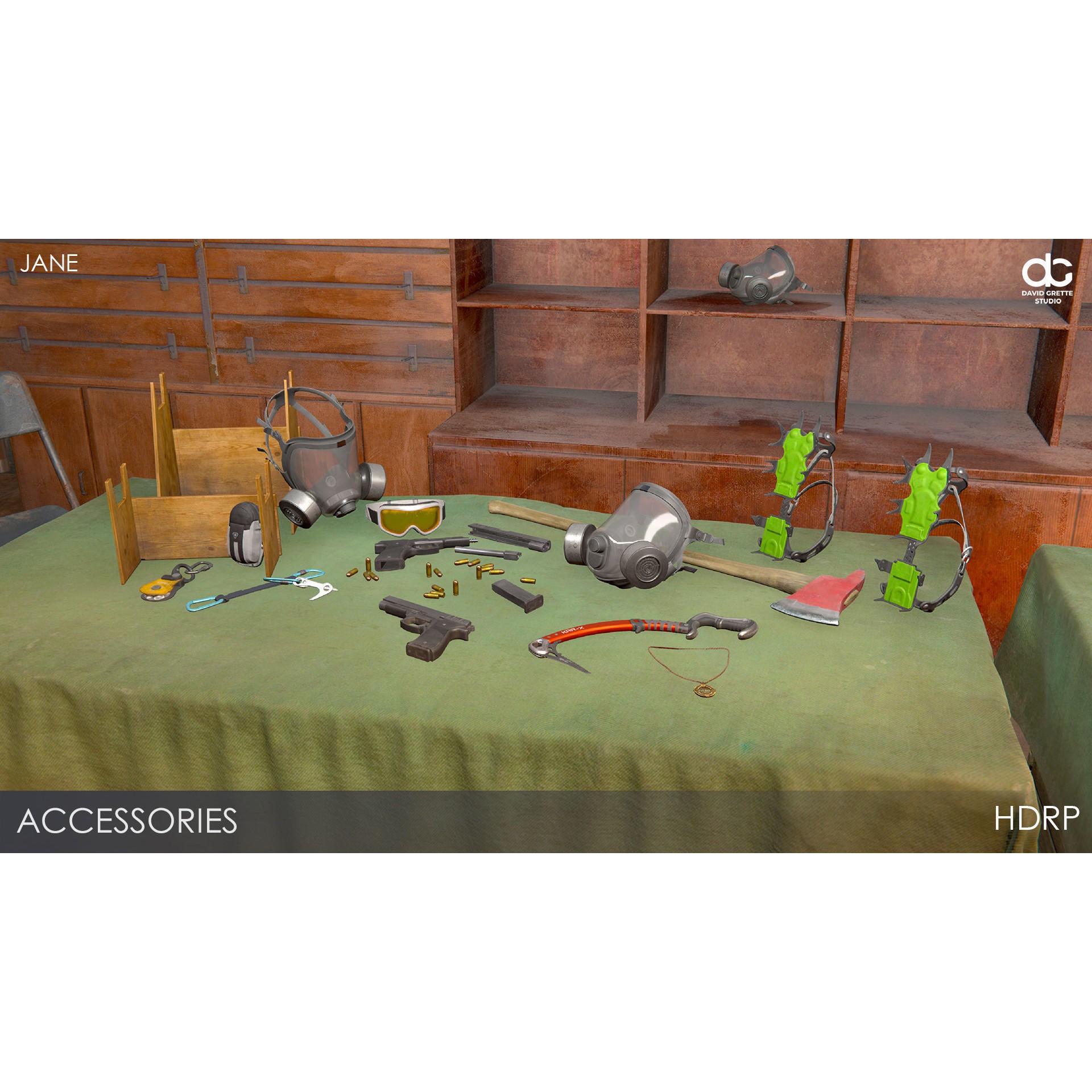 Adventure Characters Pack - Low-Poly Game-Ready 3D Model - View 88