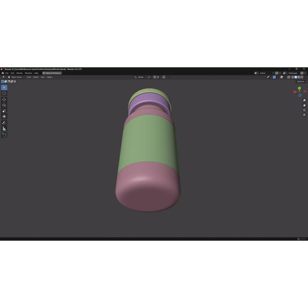 Injection Vial 3D Model – Low Poly PBR Medical Asset, FBX, OBJ - View 13