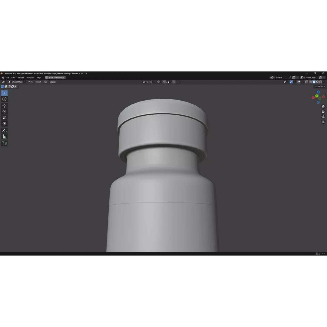 Injection Vial 3D Model – Low Poly PBR Medical Asset, FBX, OBJ - View 16