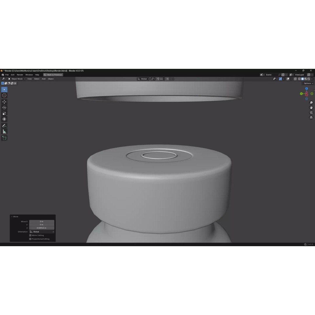Injection Vial 3D Model – Low Poly PBR Medical Asset, FBX, OBJ - View 17