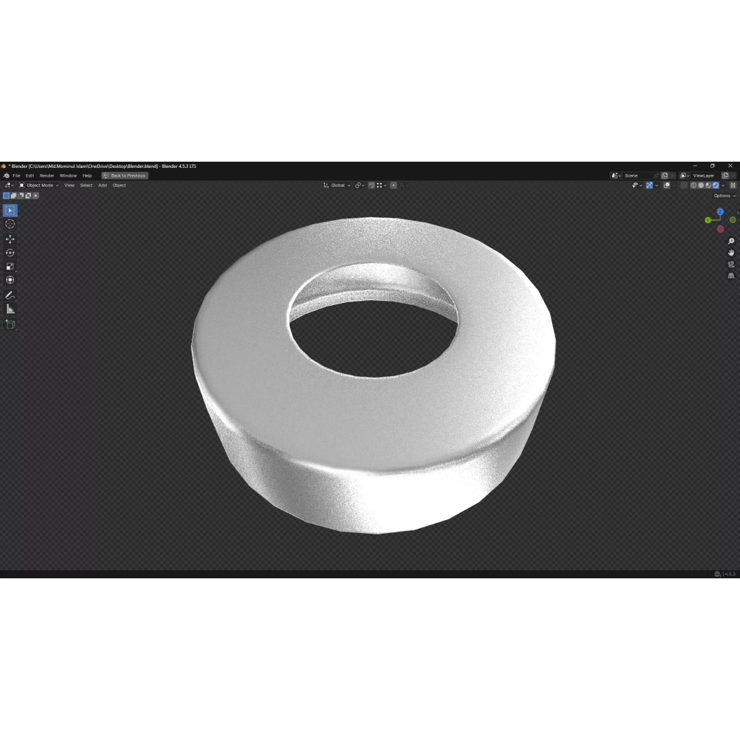 Injection Vial 3D Model – Low Poly PBR Medical Asset, FBX, OBJ - View 33