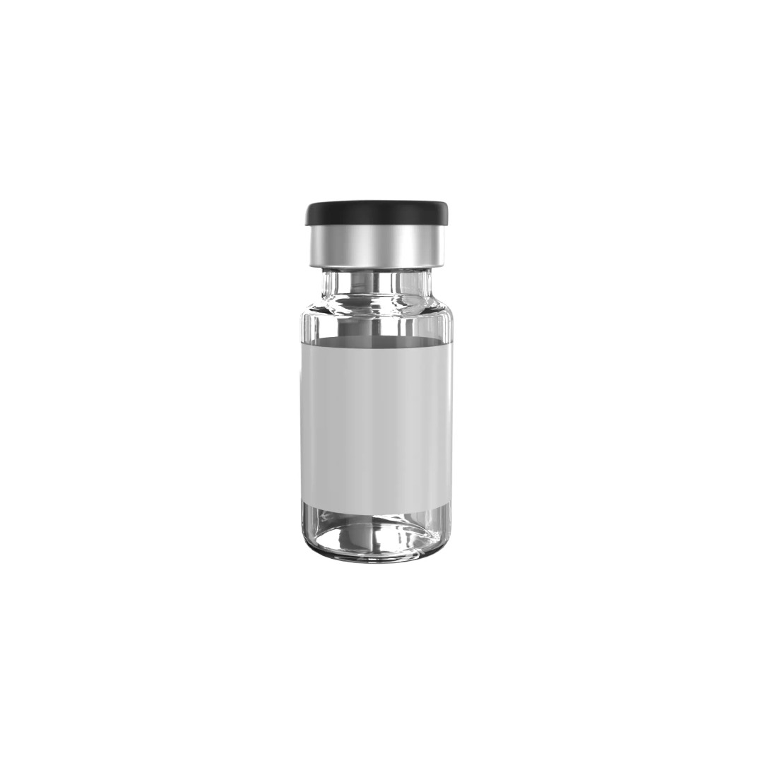 Injection Vial 3D Model – Low Poly PBR Medical Asset, FBX, OBJ - View 4