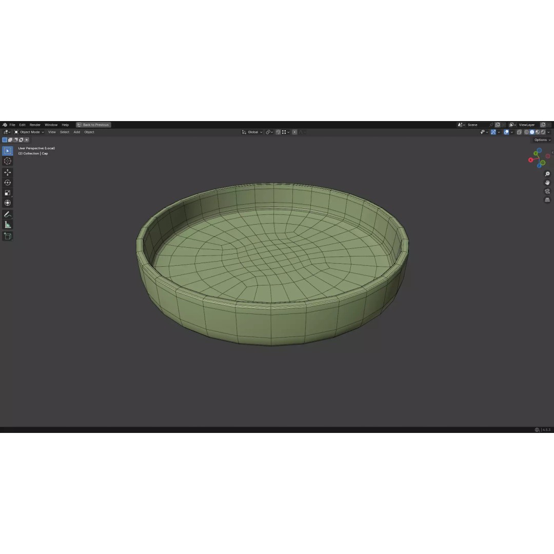 Injection Vial 3D Model – Low Poly PBR Medical Asset, FBX, OBJ - View 41