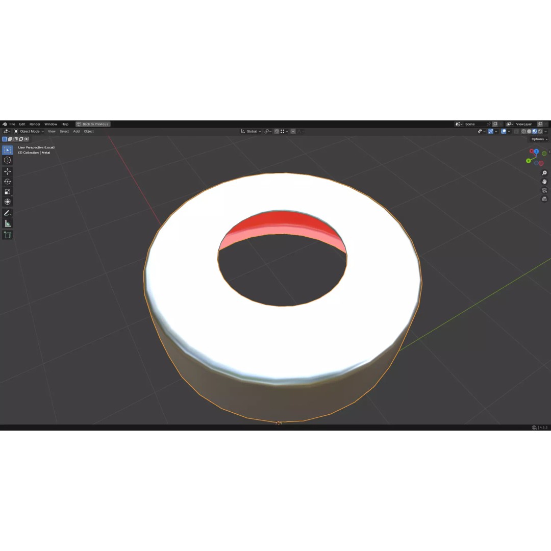 Injection Vial 3D Model – Low Poly PBR Medical Asset, FBX, OBJ - View 42