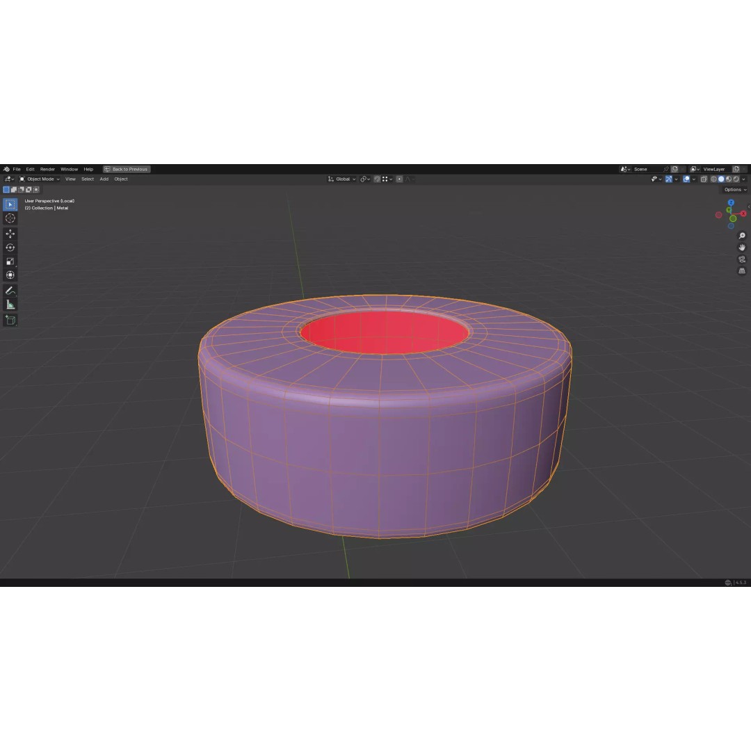 Injection Vial 3D Model – Low Poly PBR Medical Asset, FBX, OBJ - View 44