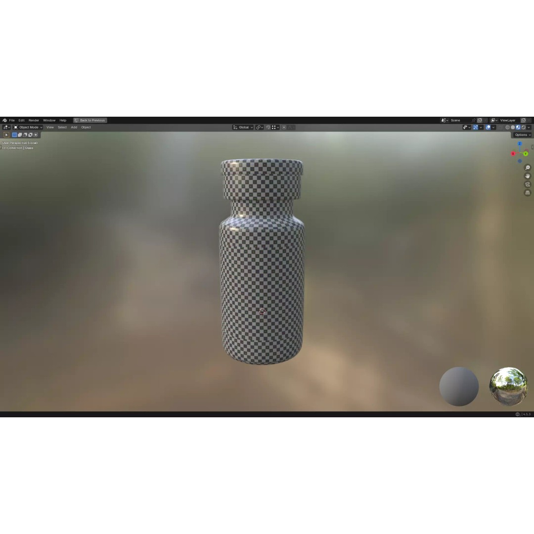 Injection Vial 3D Model – Low Poly PBR Medical Asset, FBX, OBJ - View 52