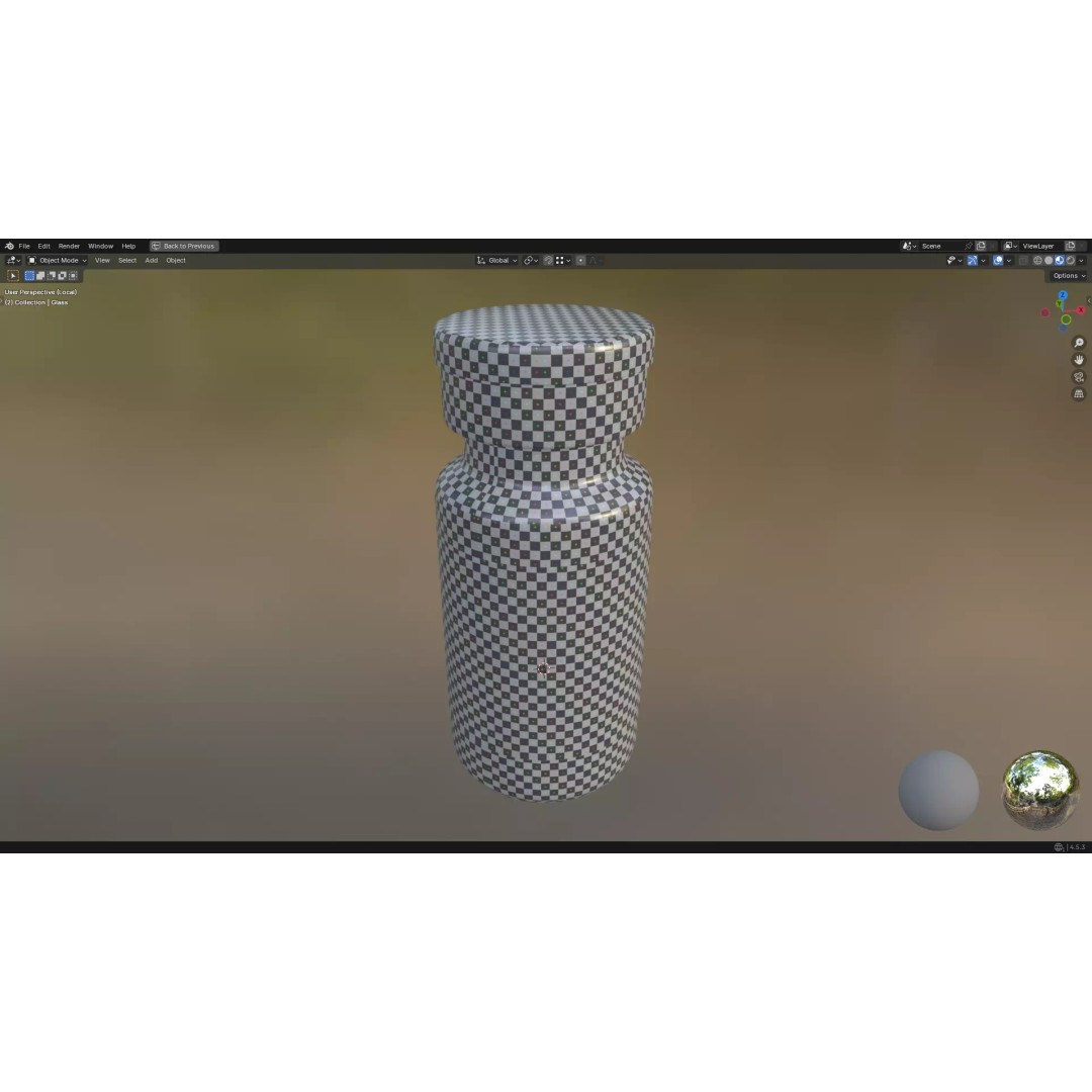 Injection Vial 3D Model – Low Poly PBR Medical Asset, FBX, OBJ - View 53