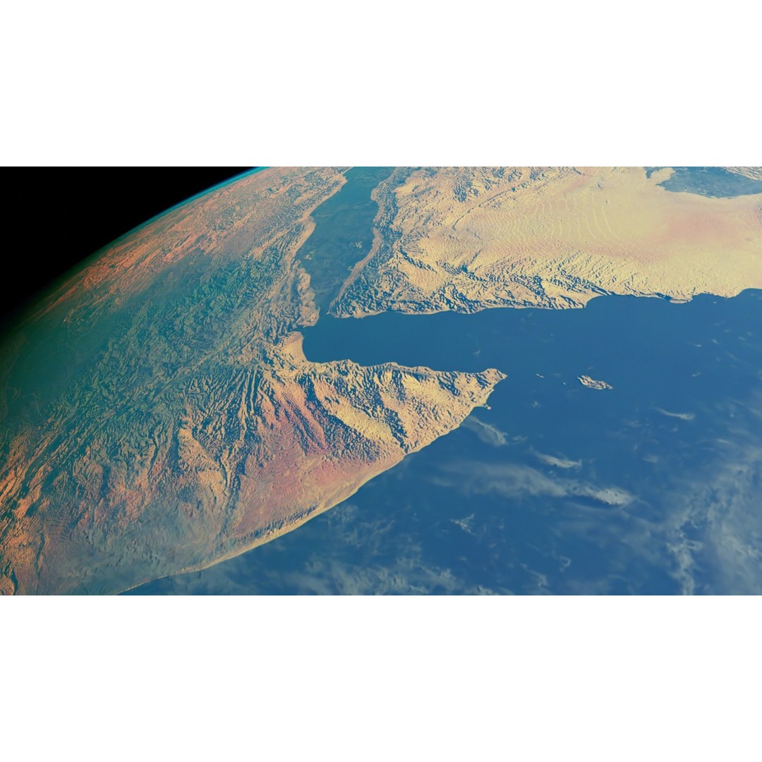 Earth Planet 3D Model – HyperRealistic 16k Textures, FBX