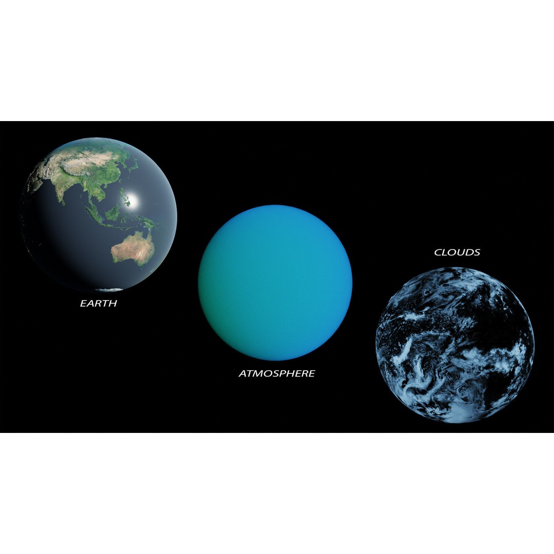 Earth Planet 3D Model – HyperRealistic 16k Textures, FBX - View 12