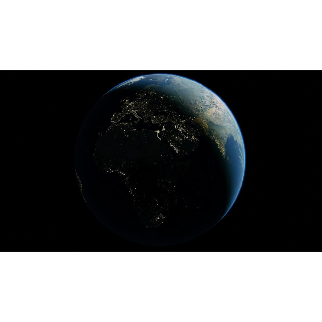 Earth Planet 3D Model – HyperRealistic 16k Textures, FBX - View 17