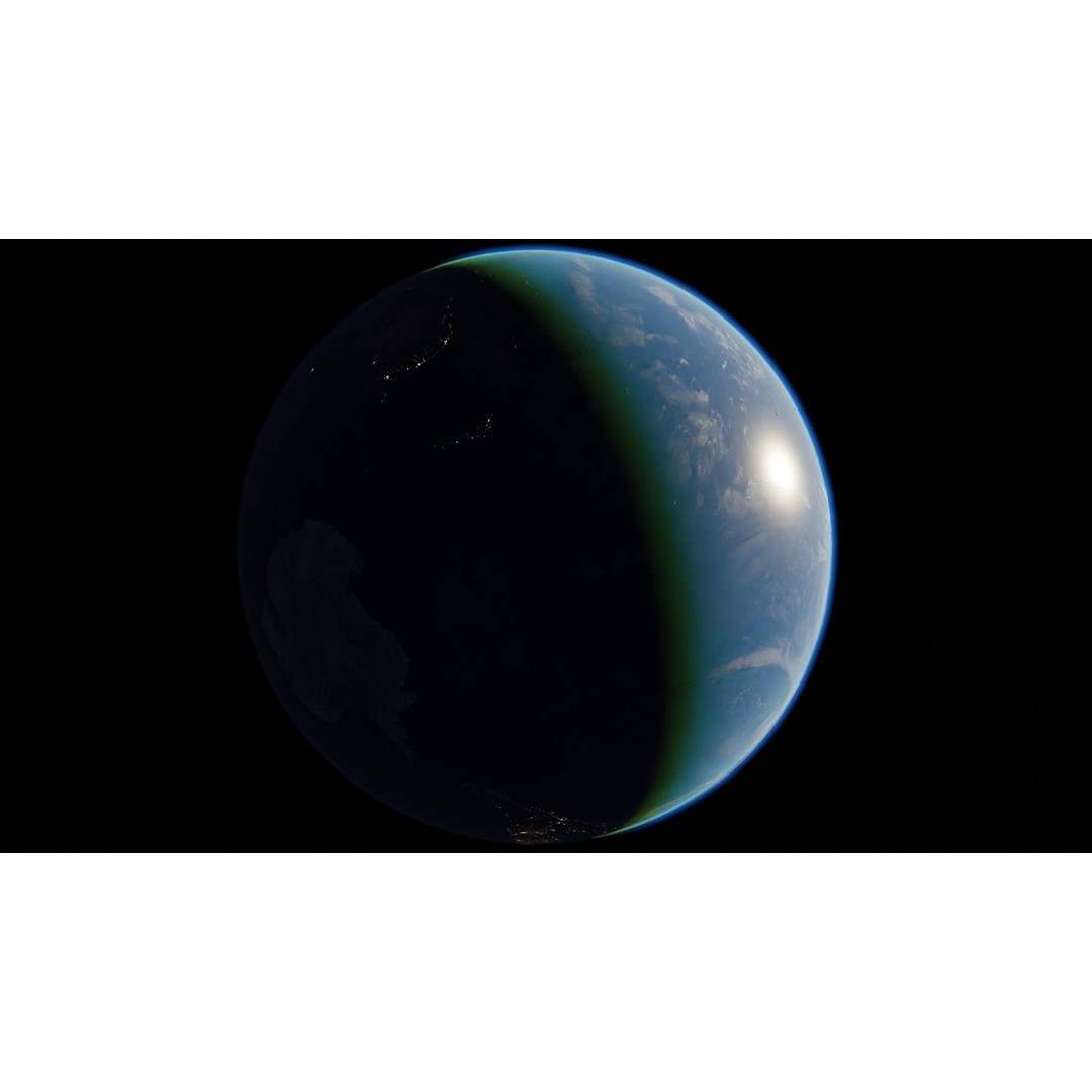 Earth Planet 3D Model – HyperRealistic 16k Textures, FBX - View 21