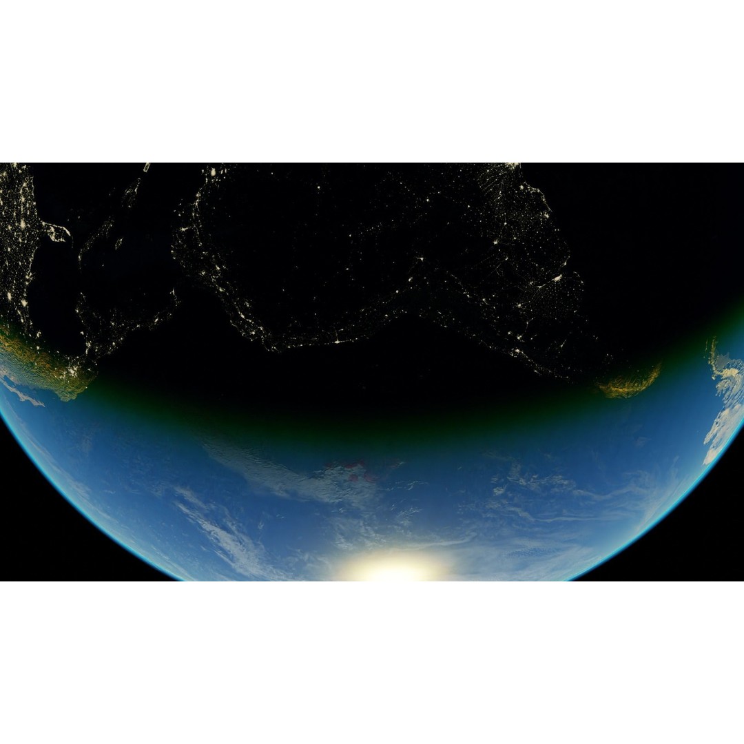 Earth Planet 3D Model – HyperRealistic 16k Textures, FBX - View 23