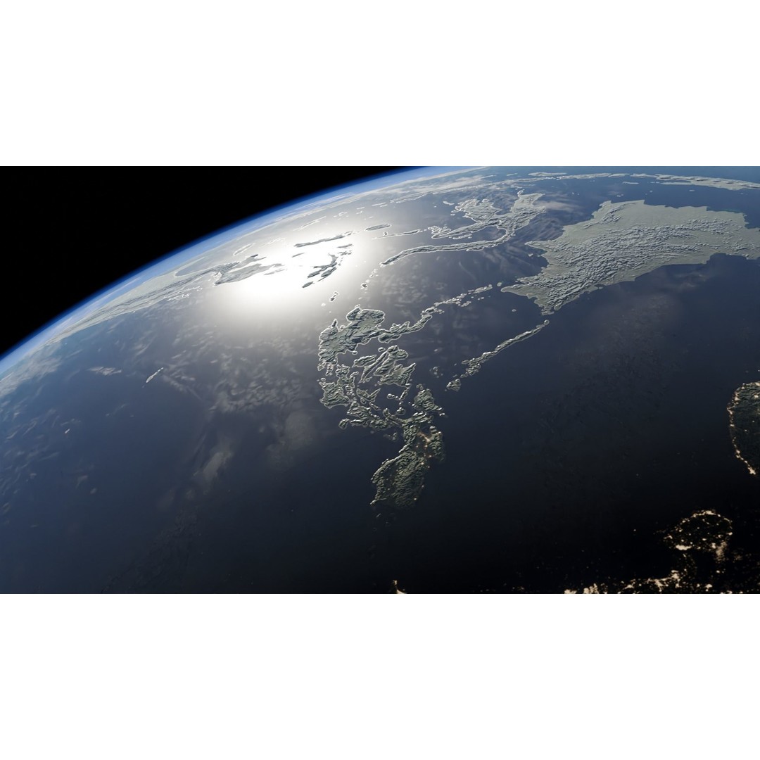 Earth Planet 3D Model – HyperRealistic 16k Textures, FBX - View 26