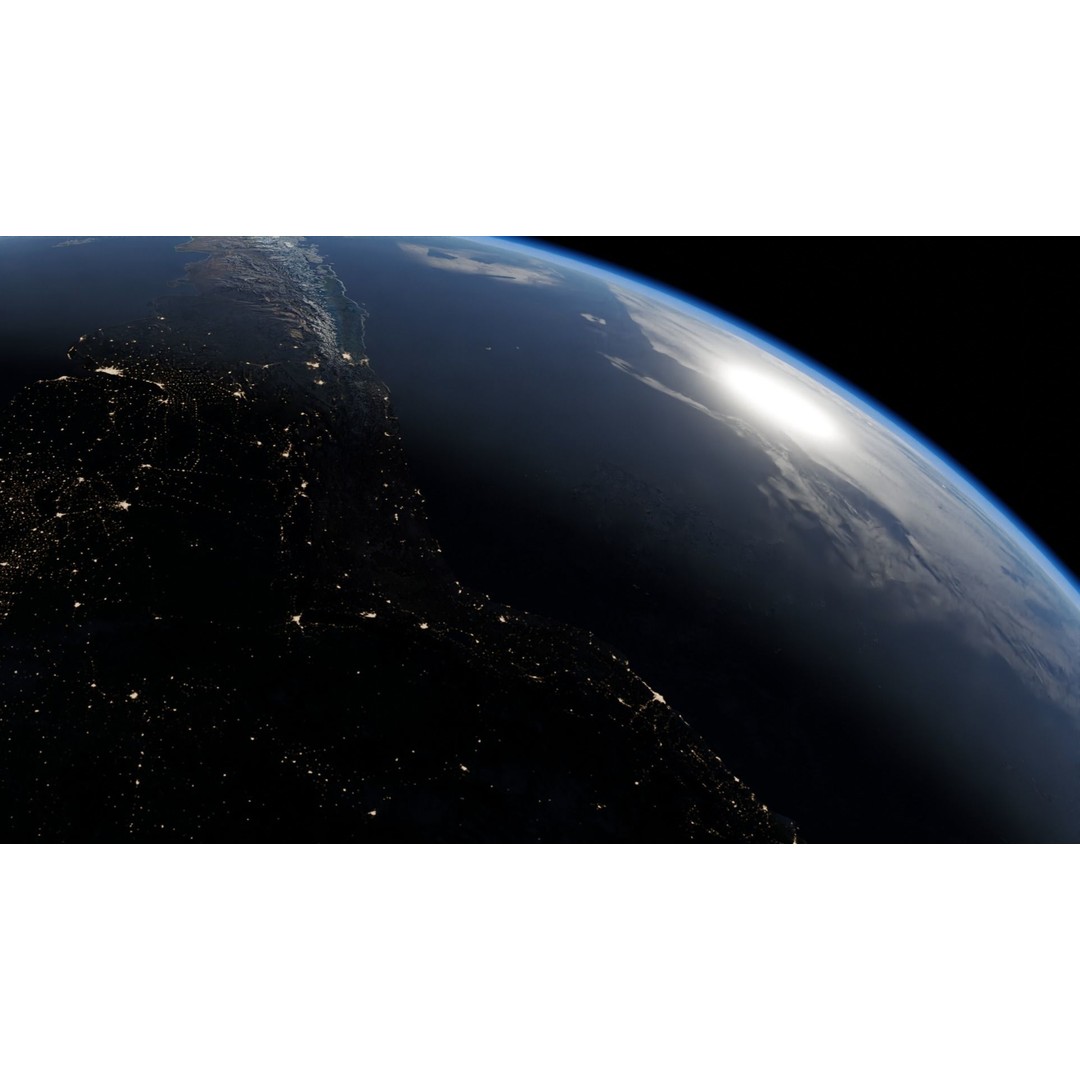 Earth Planet 3D Model – HyperRealistic 16k Textures, FBX - View 31