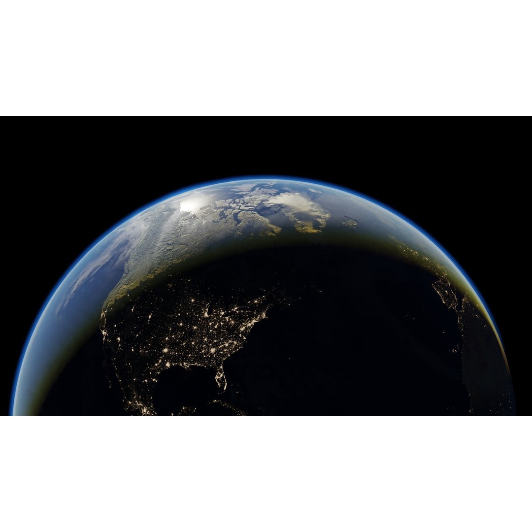 Earth Planet 3D Model – HyperRealistic 16k Textures, FBX - View 32