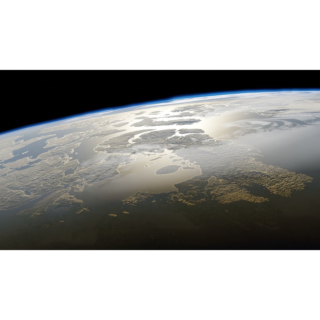 Earth Planet 3D Model – HyperRealistic 16k Textures, FBX - View 33