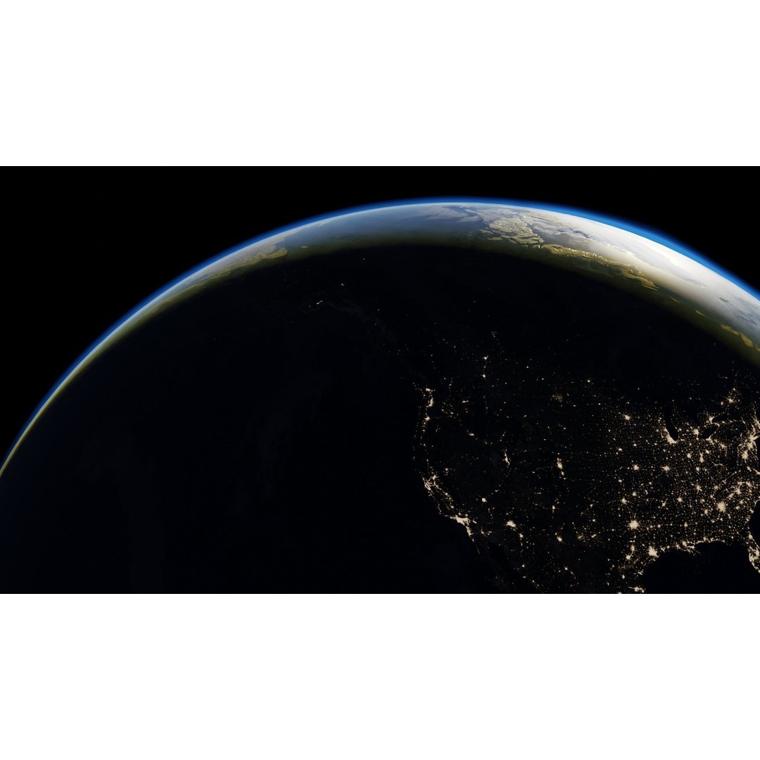 Earth Planet 3D Model – HyperRealistic 16k Textures, FBX - View 38