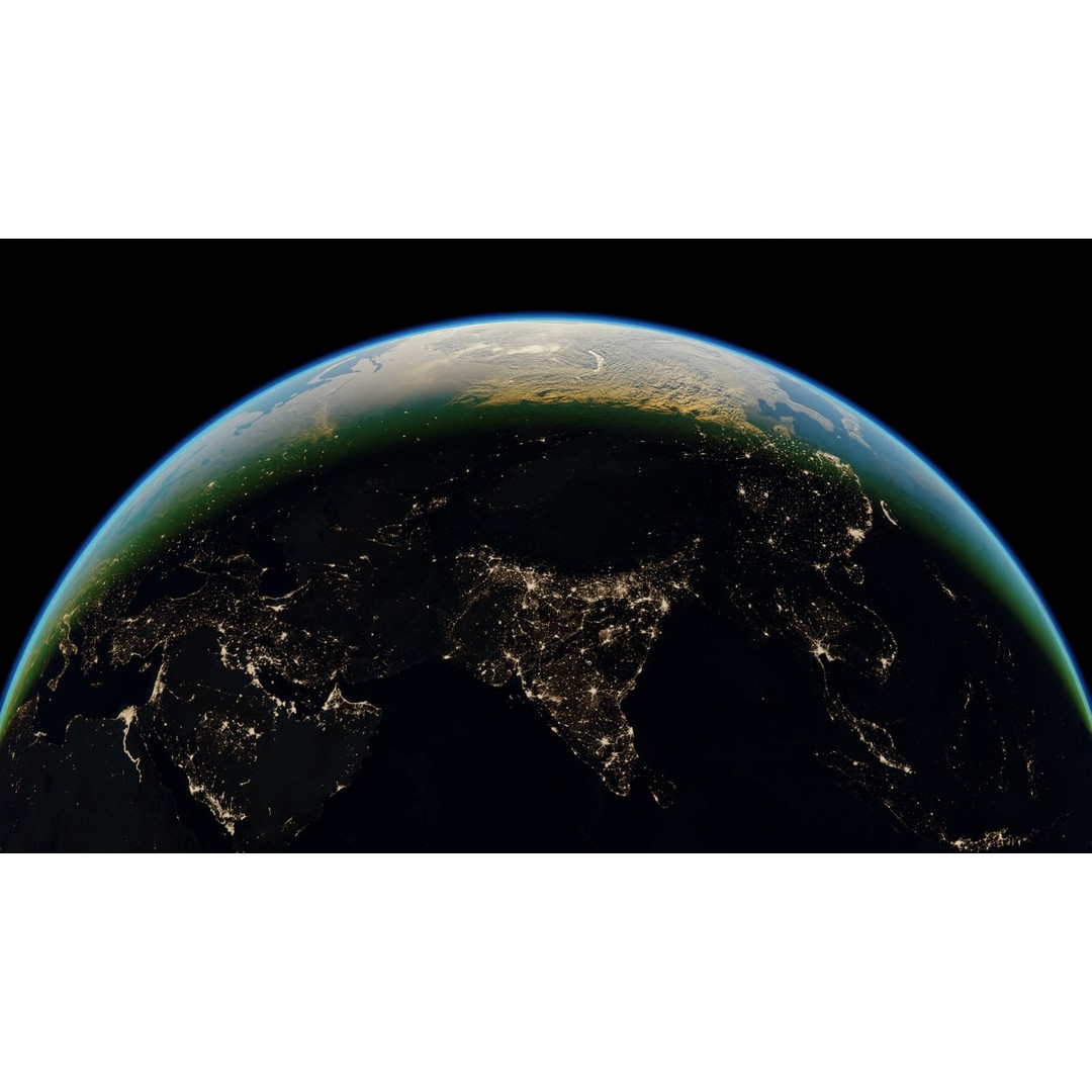 Earth Planet 3D Model – HyperRealistic 16k Textures, FBX - View 39