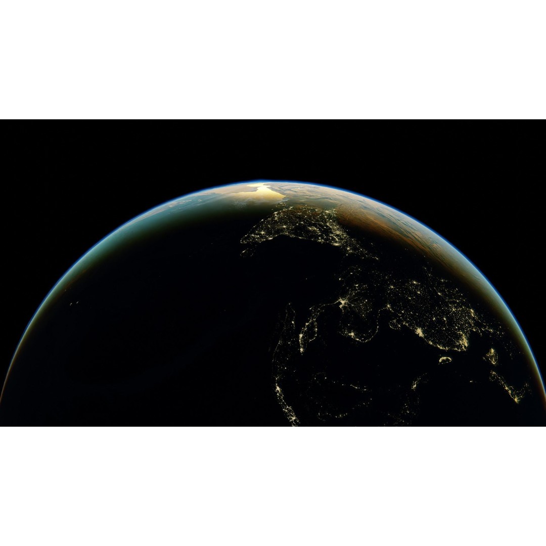 Earth Planet 3D Model – HyperRealistic 16k Textures, FBX - View 4