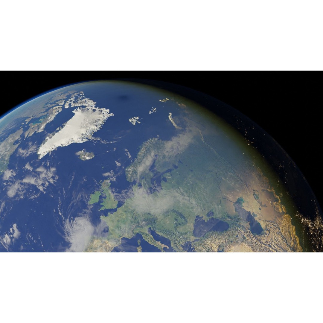 Earth Planet 3D Model – HyperRealistic 16k Textures, FBX - View 44