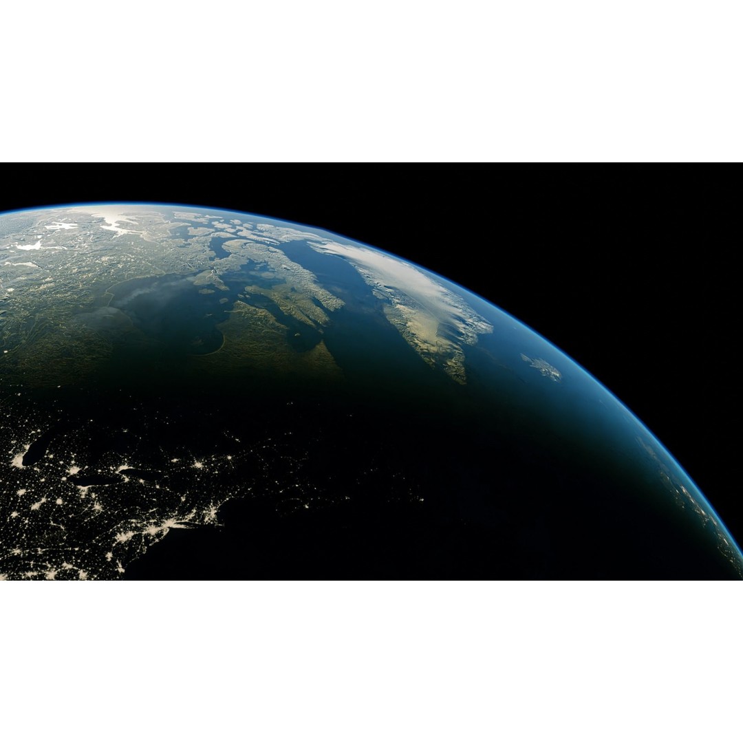 Earth Planet 3D Model – HyperRealistic 16k Textures, FBX - View 47