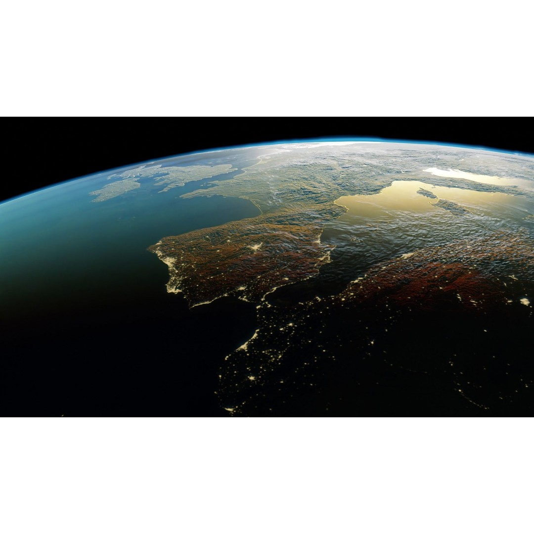 Earth Planet 3D Model – HyperRealistic 16k Textures, FBX - View 5
