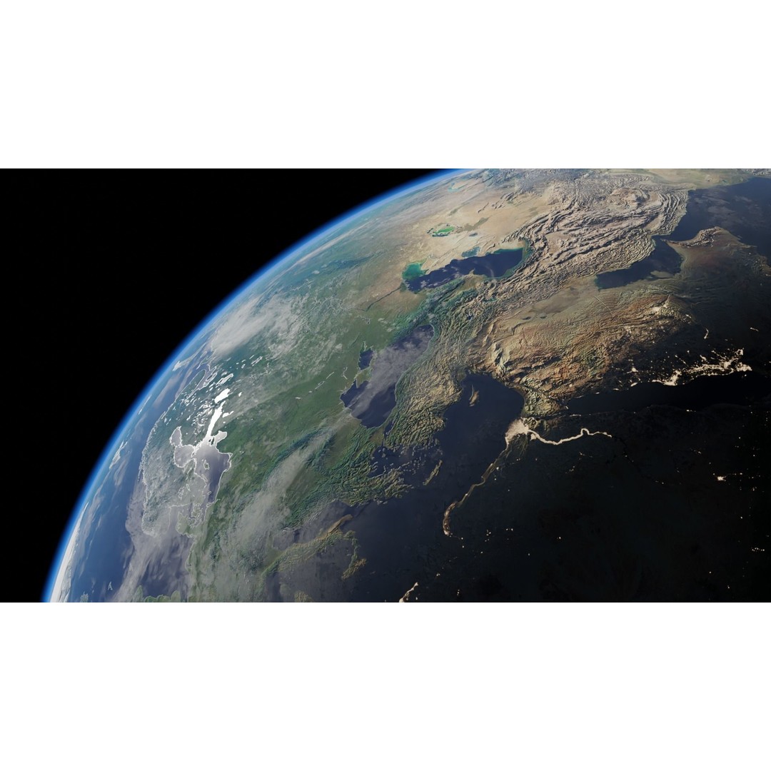 Earth Planet 3D Model – HyperRealistic 16k Textures, FBX - View 6