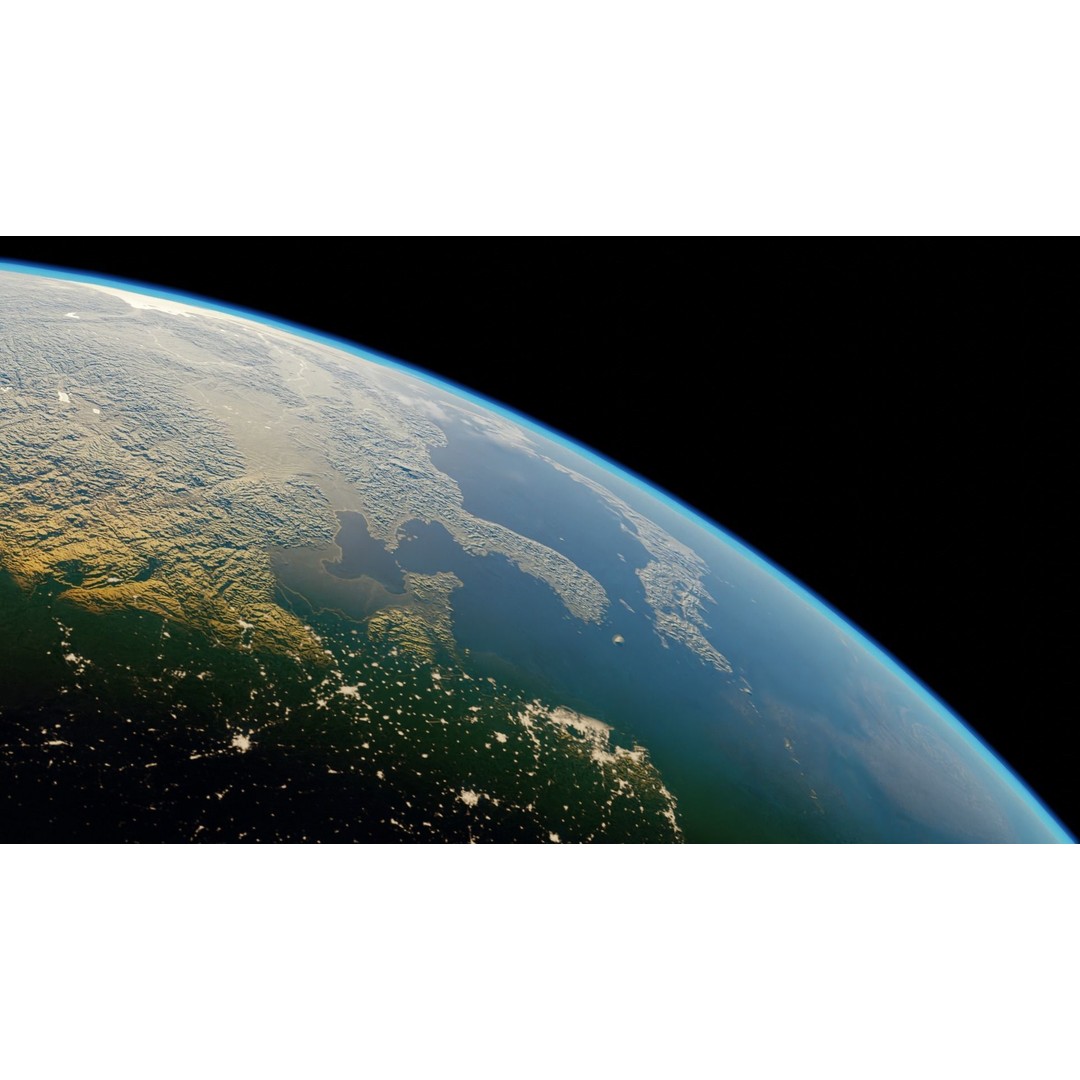 Earth Planet 3D Model – HyperRealistic 16k Textures, FBX - View 7
