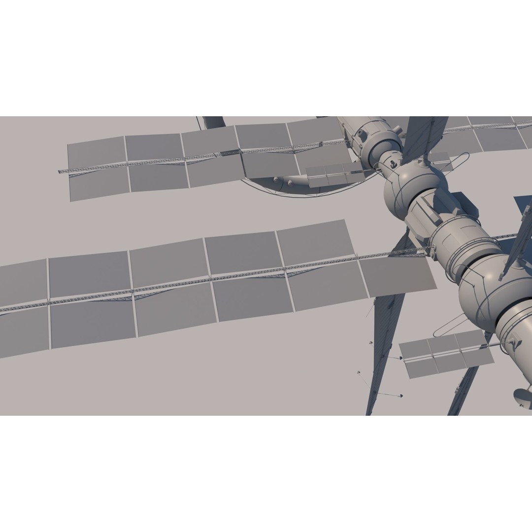 Science Spaceships 3D Model – Futuristic Cruiser, FBX & OBJ Formats - View 19