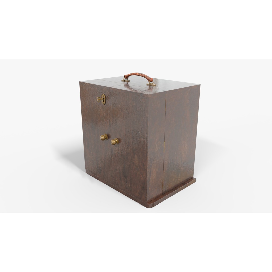 Medical Chest 3D Model – Low Poly Game Ready with PBR Textures - View 5