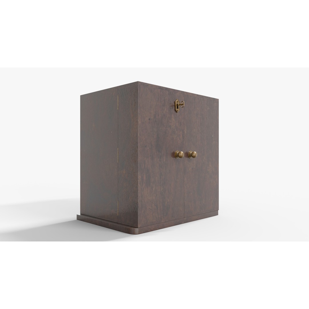 Medical Chest 3D Model – Low Poly Game Ready with PBR Textures - View 7