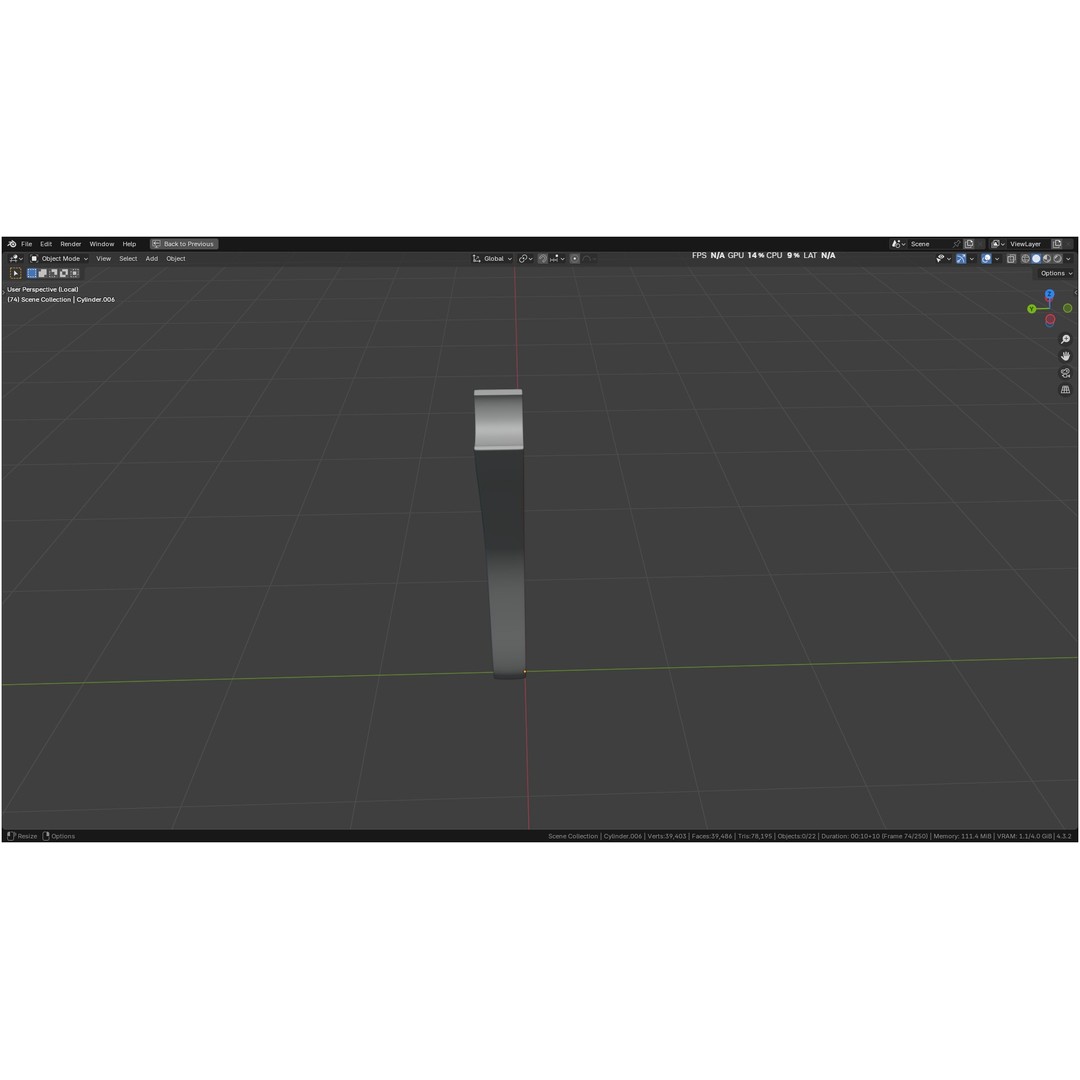 Tischler Standard Straight Biopsy Punch 3D Model – High Poly PBR Medical Tool, FBX, OBJ - View 14