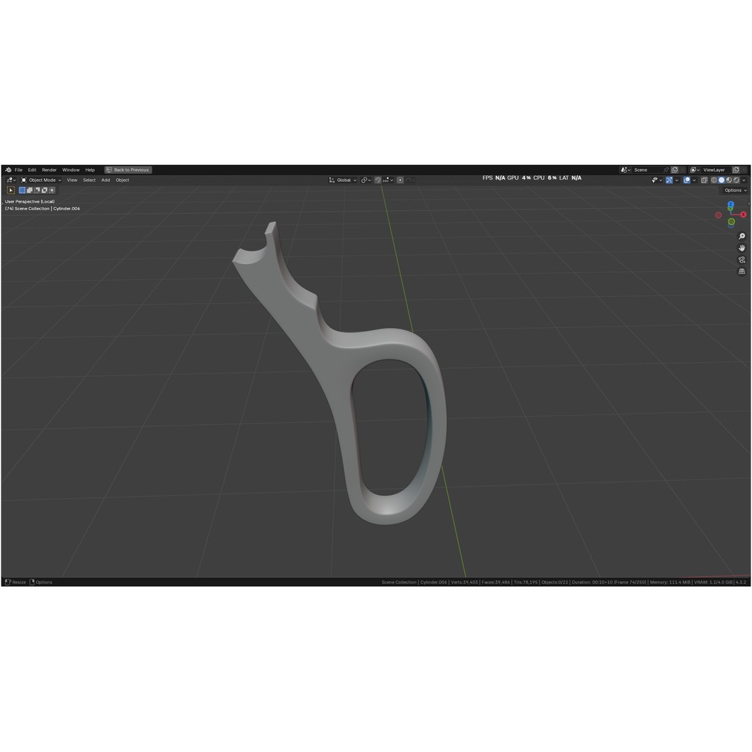 Tischler Standard Straight Biopsy Punch 3D Model – High Poly PBR Medical Tool, FBX, OBJ - View 15