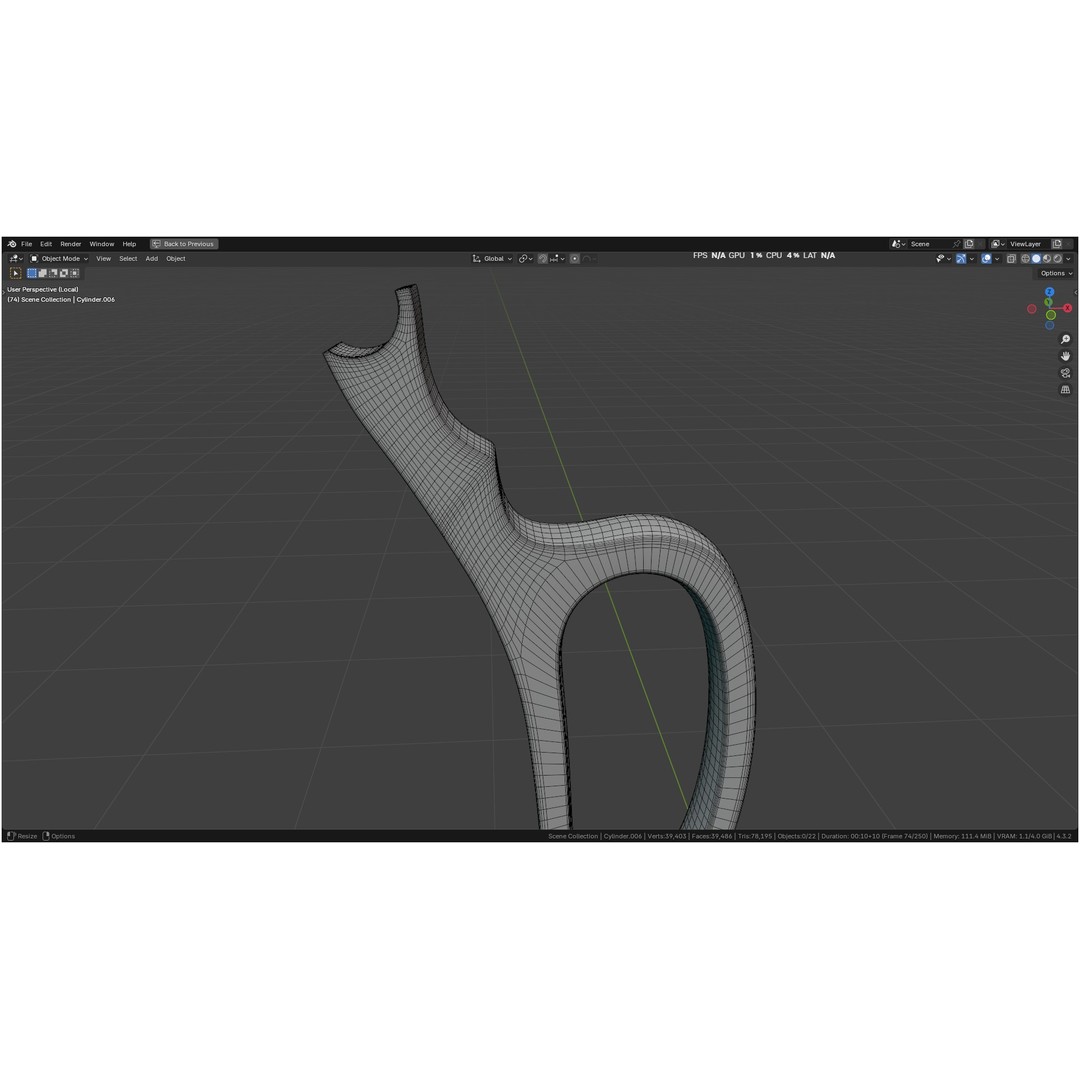 Tischler Standard Straight Biopsy Punch 3D Model – High Poly PBR Medical Tool, FBX, OBJ - View 16