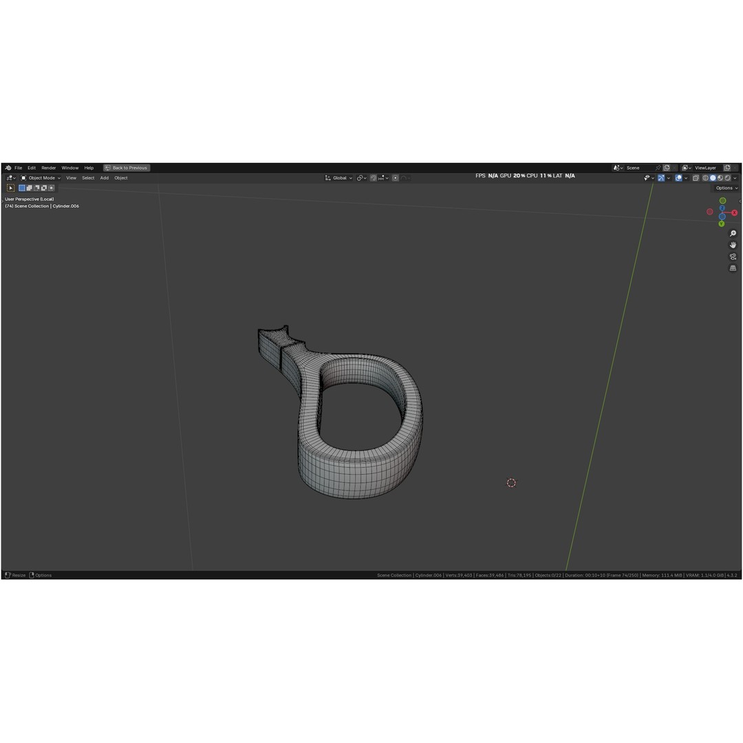 Tischler Standard Straight Biopsy Punch 3D Model – High Poly PBR Medical Tool, FBX, OBJ - View 20