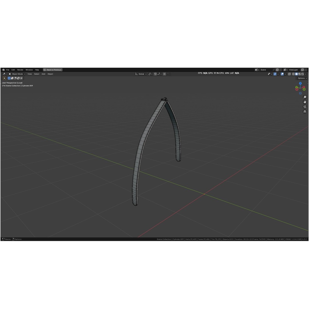 Tischler Standard Straight Biopsy Punch 3D Model – High Poly PBR Medical Tool, FBX, OBJ - View 21