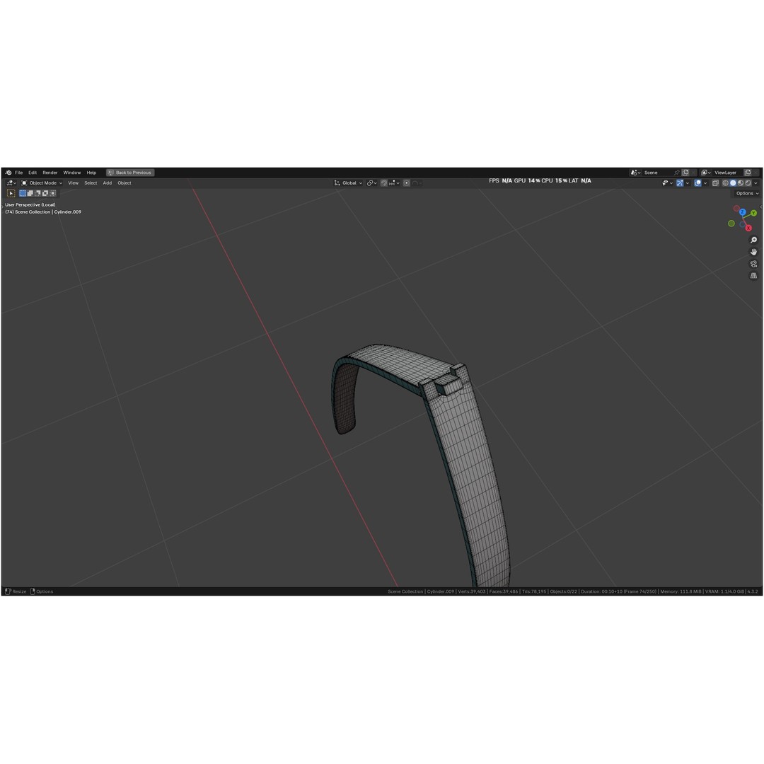 Tischler Standard Straight Biopsy Punch 3D Model – High Poly PBR Medical Tool, FBX, OBJ - View 24