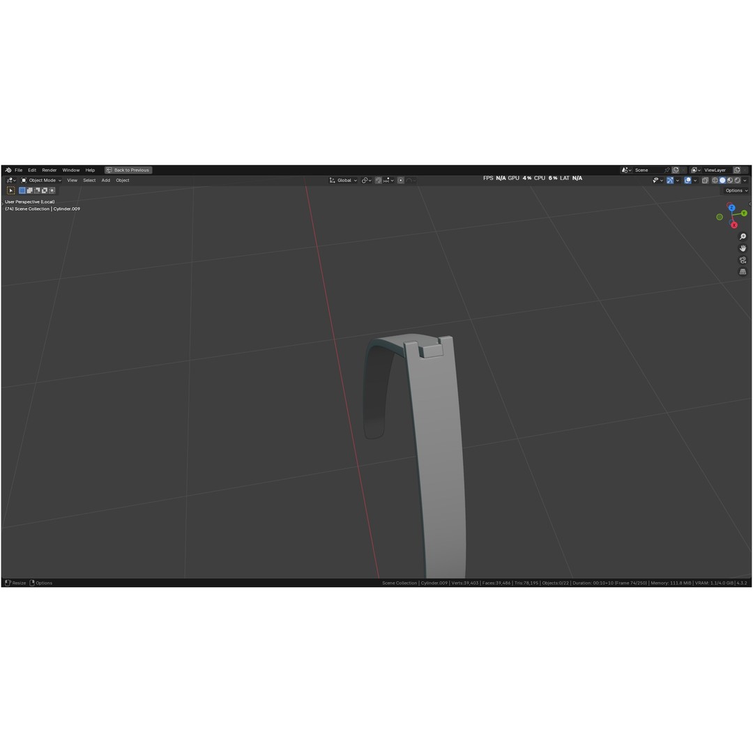 Tischler Standard Straight Biopsy Punch 3D Model – High Poly PBR Medical Tool, FBX, OBJ - View 25